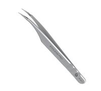 Staleks Pince à cils EXPERT 40 type 11 courbée en métal argenté