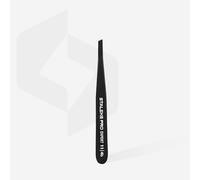 STALEKS Pince incluse pour sourcils EXPERT TE-11/4b Noir - Pince de qualité professionnelle avec finition élégante noire.