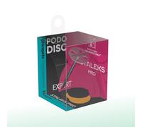 Staleks Disque de pédicure Pododisc EXPERT acier inoxydable allongé +5 tampons adhésifs 180 g 15 mm