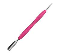 Staleks Poussoir Pro Manucure UNIQ 10 Type 6 - Manche Silicone - Poussoir Large Arrondi & Nettoyant Ongles