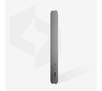 STALEKS PRO Base métallique droite pour limes autocollantes et PapmAm, acier inoxydable Expert MBE-20 (base métallique)