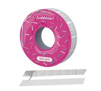 STALEKS PRO BOBBINAIL Recharge jetable de lime blanche adhésive en rouleau Expert pour Donut Distributeur de lime 6 m Grain 150