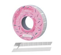 STALEKS PRO BOBBINAIL Recharge jetable de lime blanche adhésive en rouleau Expert pour Donut Distributeur de lime 6 m Grain 180