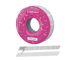 STALEKS PRO BOBBINAIL Recharge jetable de lime blanche adhésive en rouleau Expert pour Donut Distributeur de lime 6 m Grain 150