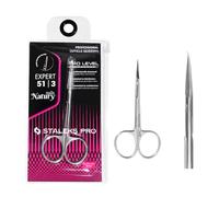 STALEKS PRO by Natury Nails Ciseaux à cuticules Professionnels Anneaux Ergonomiques Acier Inoxydable Expert SE-51/3