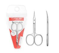 STALEKS PRO by Natury Nails Ciseaux à cuticules professionnels - Anneaux ergonomiques - Acier inoxydable classique 11/1