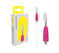 STALEKS PRO by Natury Nails Poussoir Pièce interchangeable Acier Inoxydable et Silicone Stérilisable Manucure Pédicure GUMMY Combo (UNIQ 13)