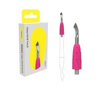 STALEKS PRO by Natury Nails Poussoir Pièce interchangeable Acier Inoxydable et Silicone Stérilisable Manucure Pédicure GUMMY Combo (UNIQ 14)