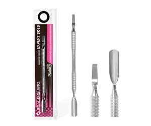 STALEKS PRO by Natury Nails Repousse-cuticules Manucure Pédicure Acier Inoxydable Expert 30/5