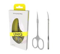 STALEKS Pro Ciseaux à cuticules professionnels en acier inoxydable Ballerine UNIQ SQ-10/4