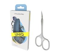 STALEKS Pro Ciseaux à cuticules professionnels pour petites mains en acier inoxydable asymétrique UNIQ SQ-30/4