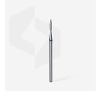 STALEKS PRO - Embout diamant - Flamme aiguisée (anneau bleu) I Kit pour ponceuse à ongles I Kit de ponçage pour ponceuses électriques I Embout pour manucure et pédicure (FA11B016/8)