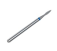 STALEKS PRO - Embout diamant - Flamme aiguisée (anneau bleu) I Kit pour ponceuse à ongles I Kit de ponçage pour ponceuses électriques I Embout pour manucure et pédicure (FA11B016/8)