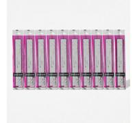 STALEKS PRO EXPERT 20 Limes à ongles droites 100/180 et 180/240 Grain - Lime professionnelle pour ongles artificiels et naturels, manucure et pédicure, jetables, emballées individuellement (10, pièces