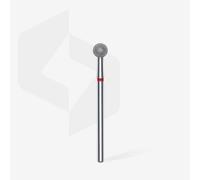 STALEKS PRO Expert Fraise Diamant pour Ongles Manucure Pédicure Remover et Polissage Cuticule Forme Boule 5mm (Grain Fin)