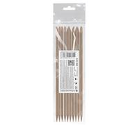 STALEKS PRO EXPERT Lot de 10 bâtonnets en bois orange 150 mm pour manucure et nail art pour usage professionnel et domestique