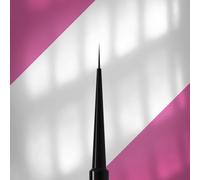 STALEKS PRO Expert NBE NBE-03 Lot de pinceaux à ongles professionnels avec manche en plastique Noir