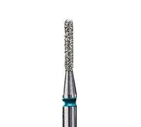 STALEKS Pro Foret à ongles diamanté FA30 rond « cylindre » - Vert - Diamètre de la tête : 1,4 mm - Partie utile : 8 mm - FA30G014/8