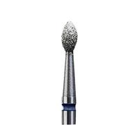 STALEKS Pro Forets à ongles diamantés FA60 avec pointe « bourgeon » - Diamètre de la tête : 2,5 mm - Pièce de travail : 4,5 mm - FA60B025/4,5K