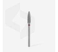 STALEKS Pro Fraise en carbure de tungstène pour tour à ongles, foret 4 x 14 mm, forme maïs (grain fin)