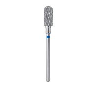STALEKS PRO Fraise en carbure de tungstène pour tour à ongles, foret 40 x 14 mm. Forme cylindrique arrondie sûre (grain moyen) (FT31B0 6 x 14 mm)