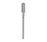 STALEKS PRO Fraise en carbure de tungstène pour tour à ongles, foret 40 x 14 mm. Forme cylindrique arrondie sûre (grain moyen) (FT30B0 5 x 13 mm)