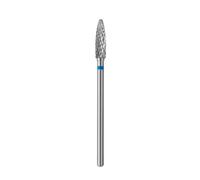 STALEKS PRO Fraise en carbure de tungstène pour tour à ongles, foret 40 x 14 mm, forme maïs (grain moyen)