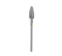 STALEKS PRO Fraise en carbure de tungstène pour tour à ongles, foret 6 x 14 mm, forme maïs (grain doux)