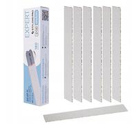 STALEKS PRO Housses de remplacement pour limes en minéral "Papmam" pour base droite, Expert, papier écologique, 50 pièces, DFCE-22 (Grain 180)