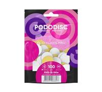 Staleks Pro L Lot de 50 limes à ongles pour disques de pédicure Blanc Grain 100