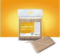 STALEKS Pro Lot de 100 bâtons en bois d'oranger 11 cm pour manucure, pédicure, nail art et travaux manuels.