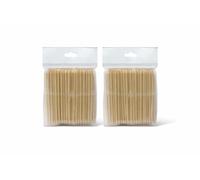 Staleks PRO Lot de 200 bâtonnets d'orange jetables en bois rose 110 mm pour cuticules et soin des ongles