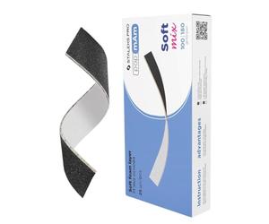 STALEKS PRO Lot de 25 housses de limes double face PapmAm Mix avec mousse souple pour lime droite Expert Grain 100/180