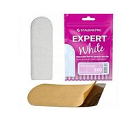 STALEKS PRO Lot de 30 limes à pieds blanches jetables de rechange pour grattoir à pieds - Pédicure râpe - Expert White 10 (grain 180, 1, grain 180)
