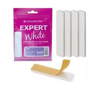 STALEKS PRO Lot de 51,10 adhésifs pour lime à ongles tampon court Expert Grain 240