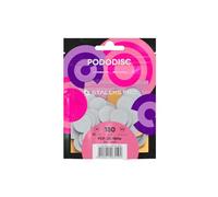 Staleks Pro M Lot de 50 limes à ongles pour disques de pédicure Blanc Grain 180