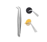 STALEKS PRO Pince à épiler pour retirer et séparer le revêtement adhésif, limes à ongles jetables et pododisques. Expert 10/1