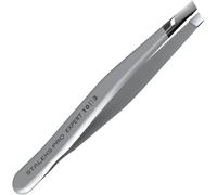 STALEKS-PRO Pince à épiler pour sourcils en acier inoxydable chirurgical avec pointe inclinée Durabilité Précision Fait main Pour experts et professionnels