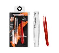 STALEKS PRO Pince à sourcils épais et larges en acier inoxydable Expert 10/3