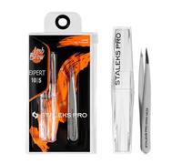 STALEKS PRO Pince pour sourcils, poils incarnés, en acier inoxydable. Expert 10/5