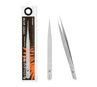 STALEKS PRO Pince professionnelle pour extension de faux cils en acier inoxydable Expert 41/10, NNTE41.10