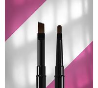 STALEKS PRO Pinceau à ongles double face noir pour UV, Builder et Nail Art, série de pinceaux professionnels (7 mm et 9 mm)