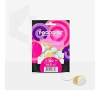 STALEKS PRO Pododisc Lot de 50 disques abrasifs adhésifs à base souple Pododisc Taille L Expert 25 mm pour tour à ongles spécial pédicure Grain 320