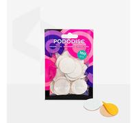 STALEKS PRO Pododisque 50 disques abrasifs adhésifs PODODISC L EXPERT 25 mm pour tour à ongles, spécial pédicure (grain #100)