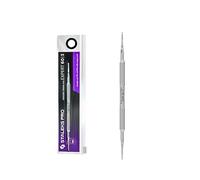 STALEKS PRO Poussoir Pédicure Curette Scie à Deux Pointes Acier Inoxydable Expert PE-60/3