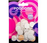 Staleks Pro White Refill Pads for Pedicure Disc Pododisc Staleks Pro S 240 Grit 50 Pieces PDF-15-240w