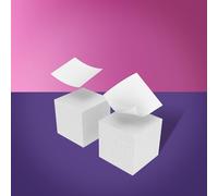 Staleks SMART Lot de 2 lingettes à ongles non pelucheuses pour manucure et pédicure - Lingettes jetables douces et absorbantes