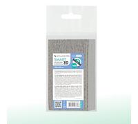 STALEKS SMART PAPMAM DFC-20-100 Lot de 30 feuilles de limes interchangeables douces blanches, grain 100, couche fine de mousse, lot de 30