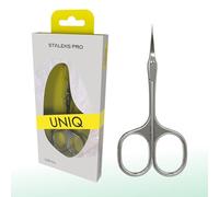 STALEKS UNIQ SQ-10/3 Ciseaux à cuticules avec lame classique incurvée, Manucure Accessoires