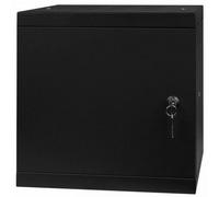 Stalflex Armoire à Crémaillère 10" 6U 300mm Porte Pleine Noir RC10-6U-300MB